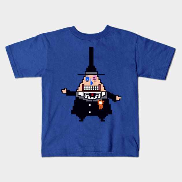 Mayor pixelated Kids T-Shirt by pookiemccool